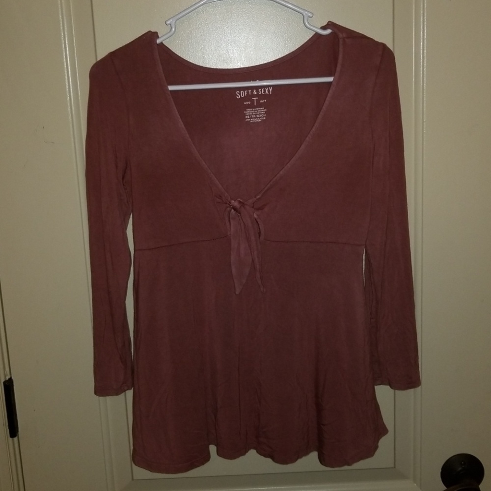 American Eagle Soft & Sexy Long Sleeve Tee